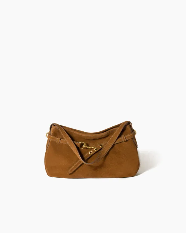 (Pre-sale) Mini Adventure Suede Shoulder Purse sold by Larosa