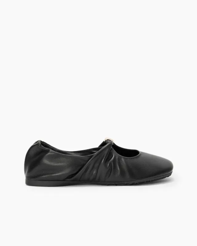 Women‘s Velvet Touch Leather Flats sold by Larosa