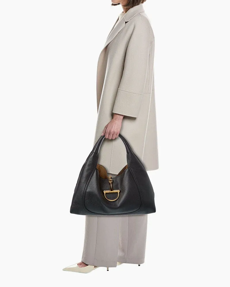 Luxurious Pebbled Leather Shoulder Bag sold by Larosa product image thumbnail 4