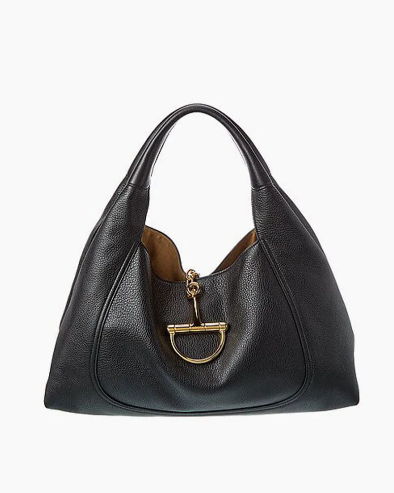 Luxurious Pebbled Leather Shoulder Bag sold by Larosa