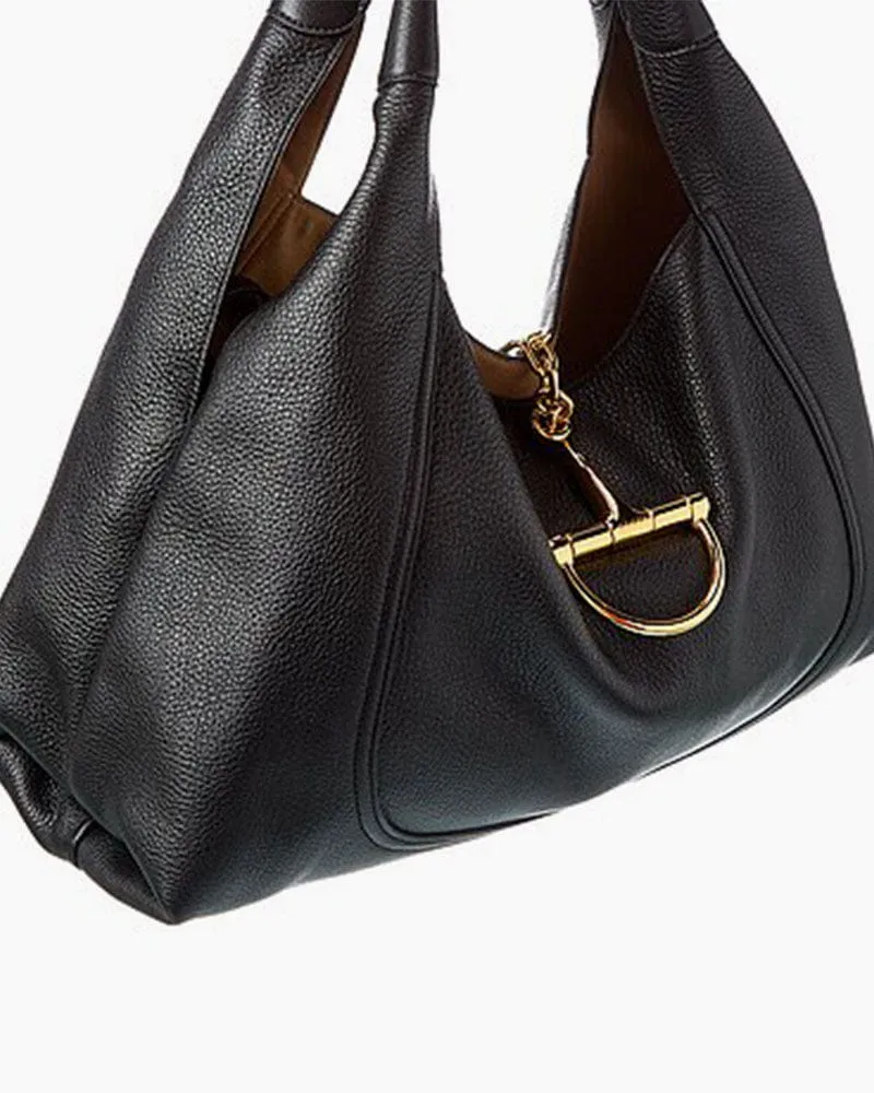 Luxurious Pebbled Leather Shoulder Bag sold by Larosa product image thumbnail 3