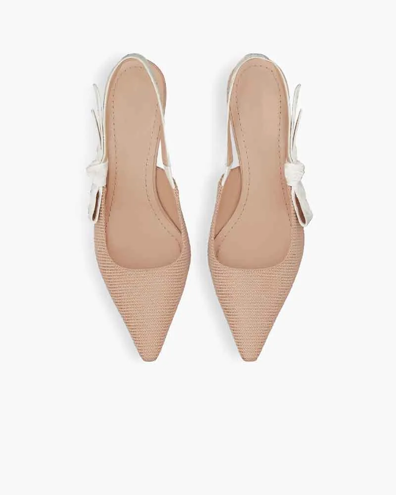 Modern Black Fabric Evening Pumps with Knot Strap Detail sold by Larosa product image thumbnail 2