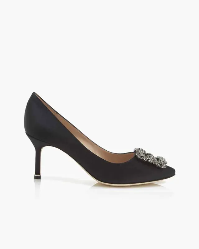 Women's  Satin Jewel Buckle Pumps sold by Larosa