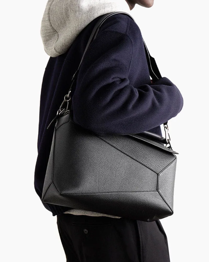 Large Form-Panel Leather Handbag sold by Larosa product image thumbnail 3