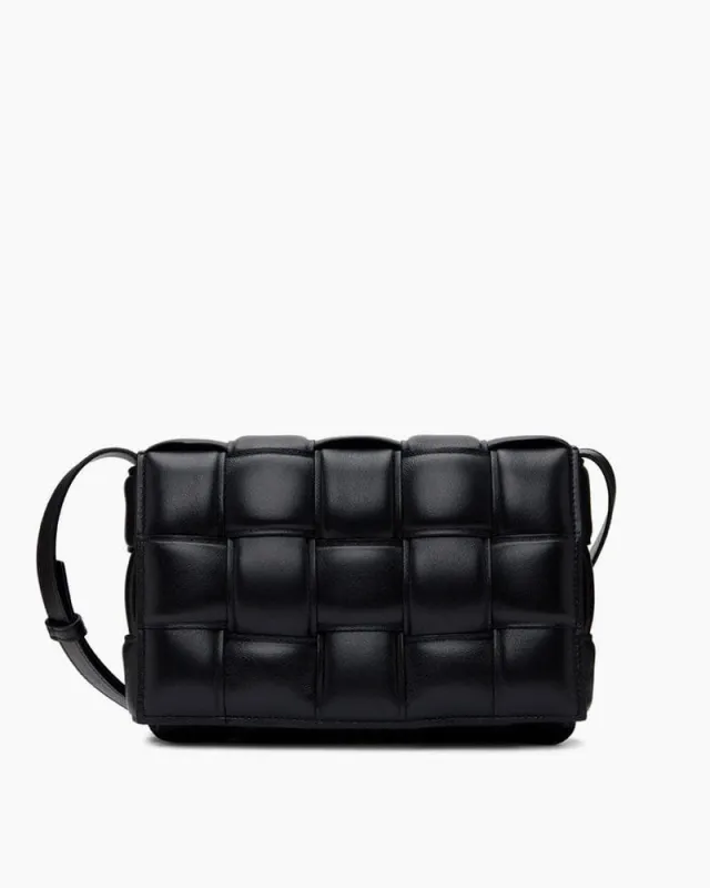 Luxe Weave Puff Shoulder Bag sold by Larosa
