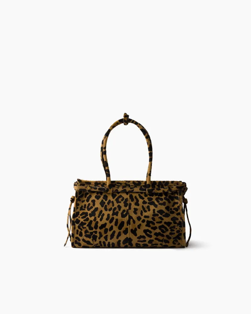 (Pre-sale)Large Leopard Print Calf Hair Tote Bag with Buckle Detail sold by Larosa product image thumbnail 2