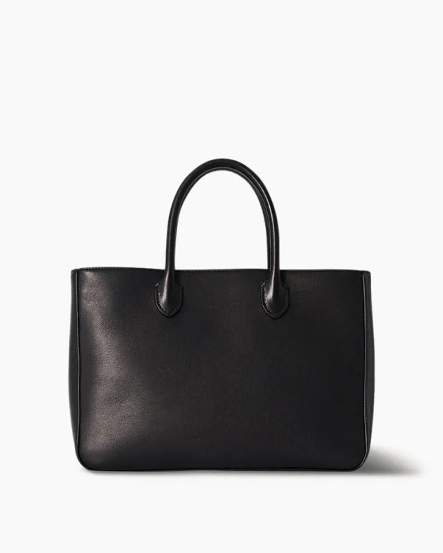 (Pre-sale)Small Leather Tote Bag sold by Larosa