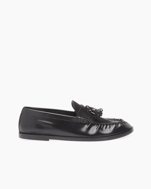 Women’s Leather Loafers with Tassel Detail sold by Larosa