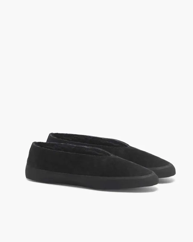 Genuine Shearling Ballet Flats Winter Style sold by Larosa