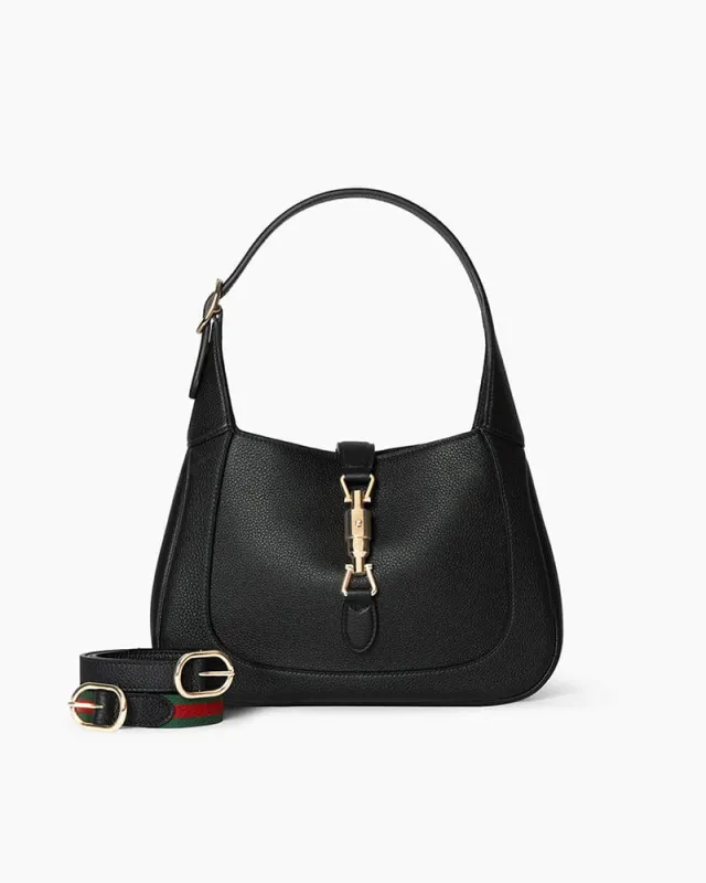 Medium Hobo Bag Black Leather sold by Larosa