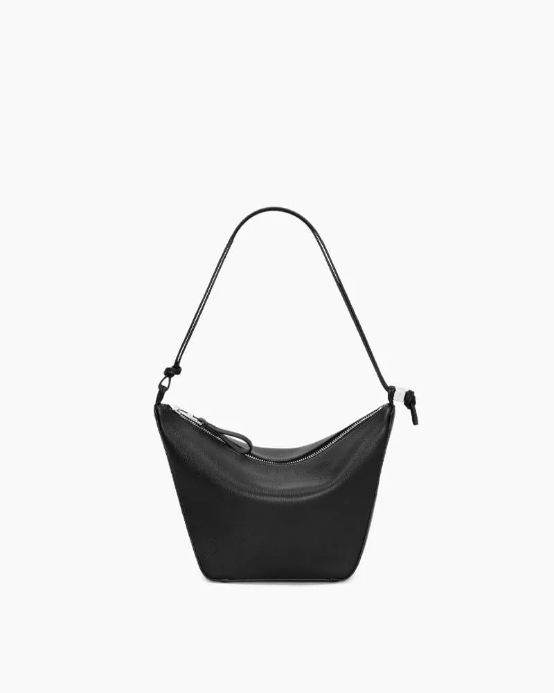 Small Convertible Leather Purse Unique Shape sold by Larosa