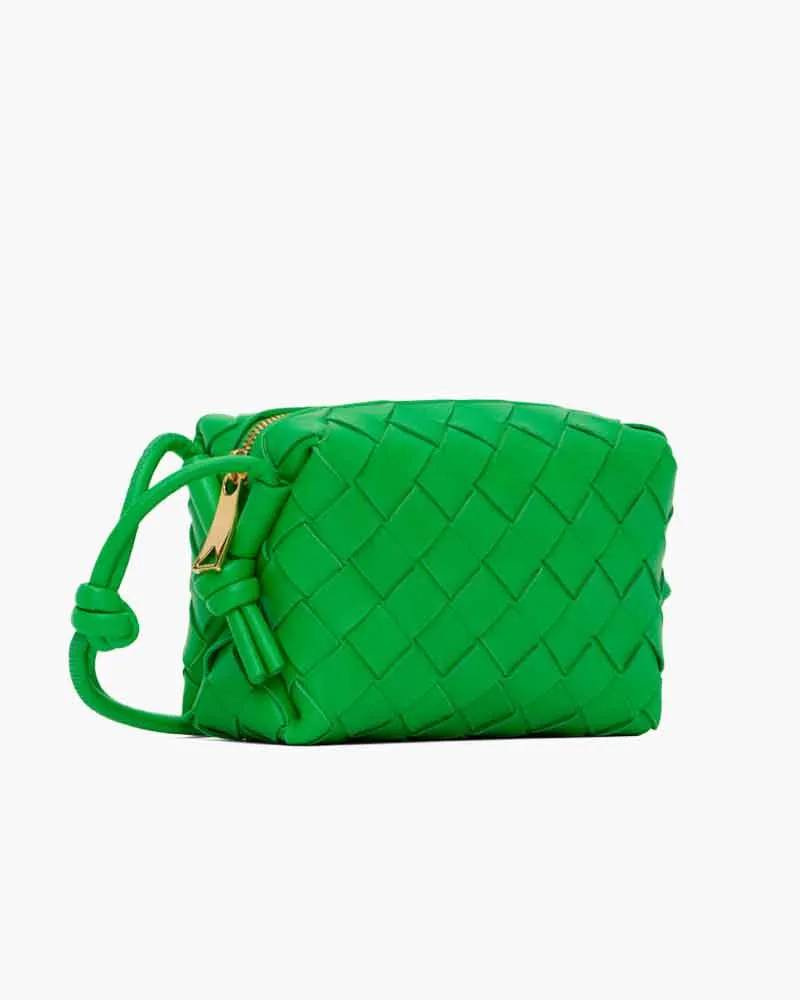Small Green Crossbody Purse Zip Closure sold by Larosa product image thumbnail 3