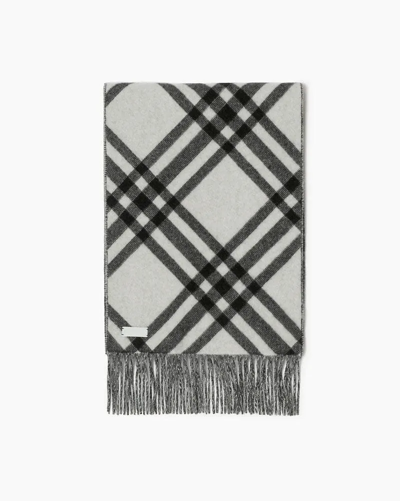 Soft Lambswool Plaid Scarf Winter Warmth sold by Larosa product image thumbnail 2