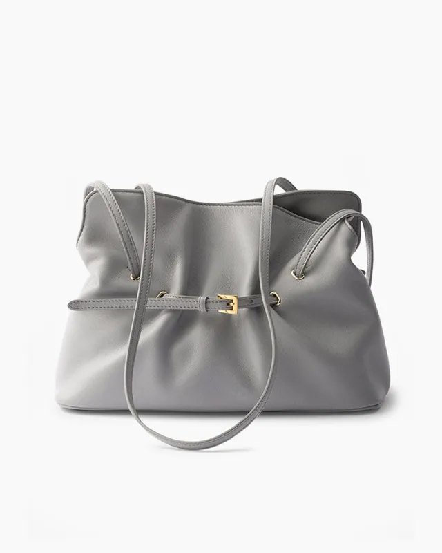 Dada Small Belted Leather Shoulder Bag made by Larosa