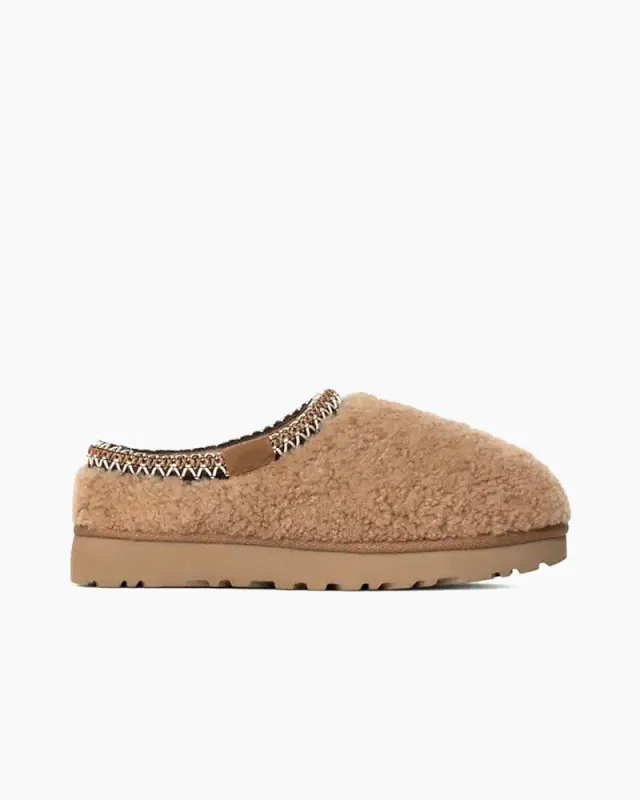 Women’s Faux Shearling Braided Trim Cozy Winter Mules sold by Larosa