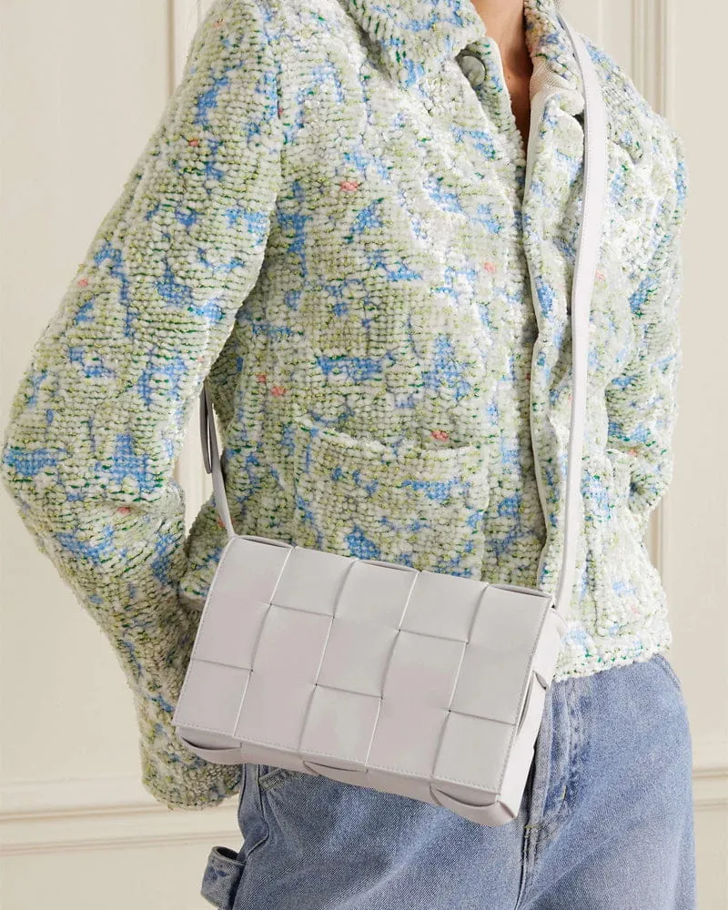 Medium Intrecciato Leather Crossbody Bag sold by Larosa product image thumbnail 5