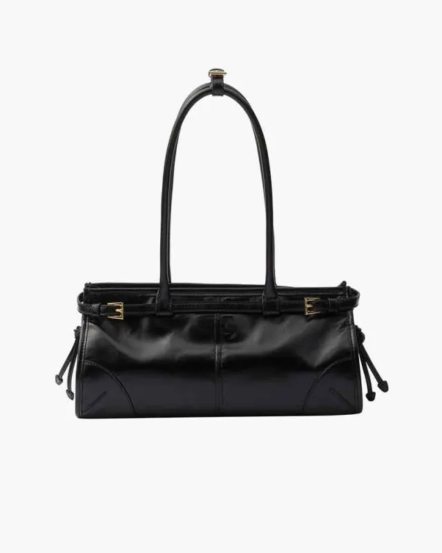 Bonnie Leather Shoulder Bag with Convertible Design sold by Larosa