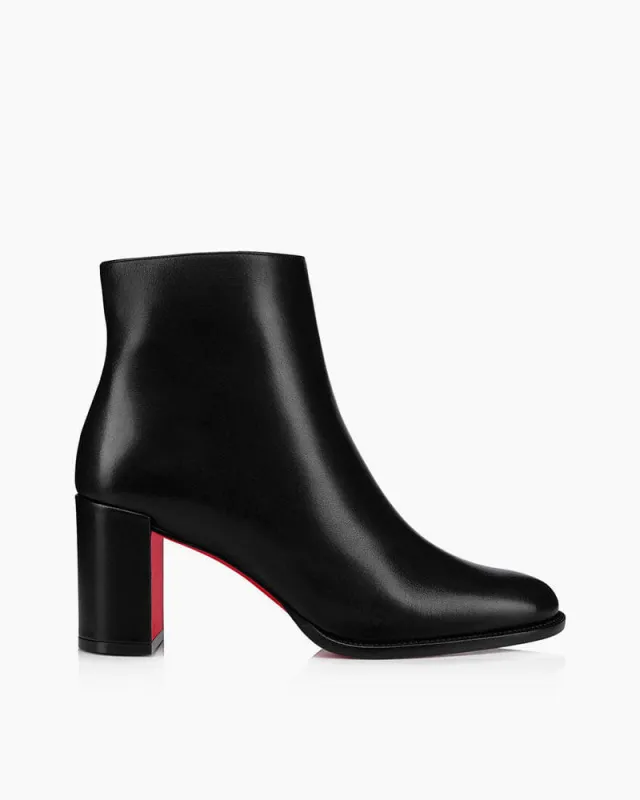 Red Bottom Stiletto Booties | Sexy Pointed Toe High Heels for Romantic Date Nights sold by Larosa