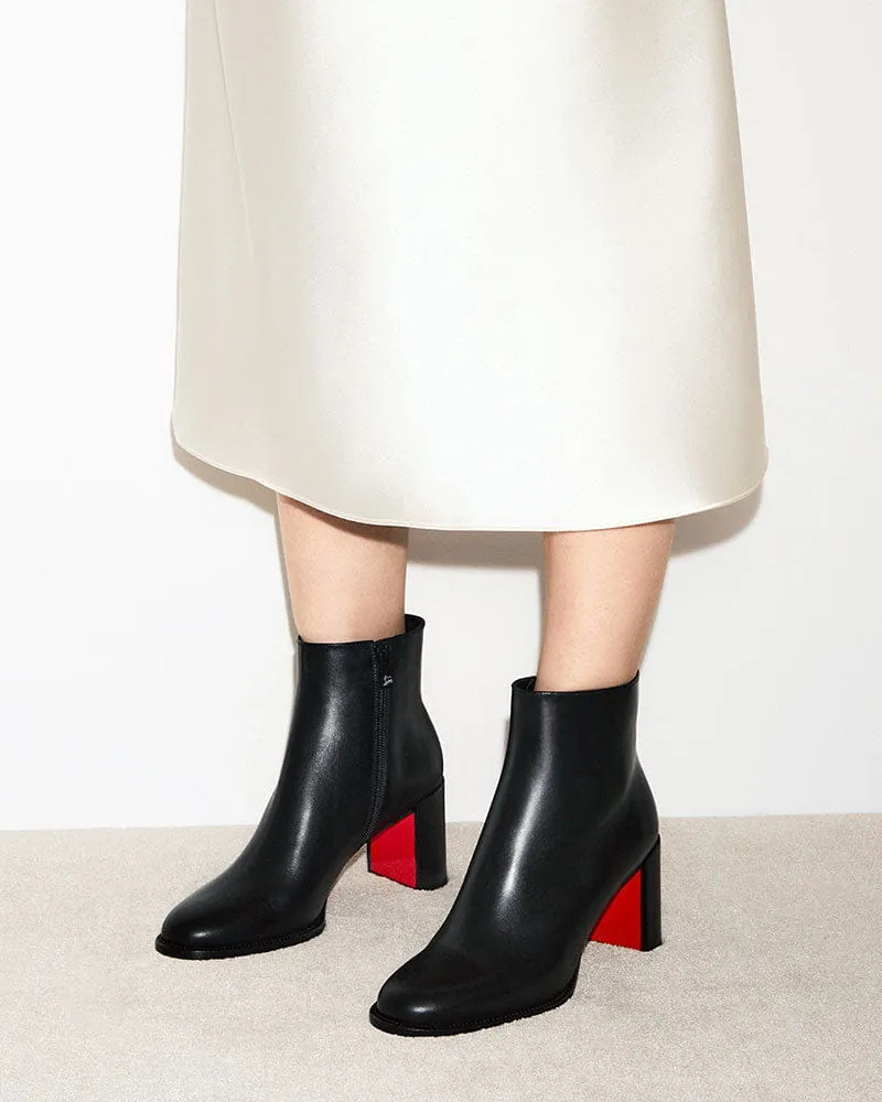 Red Bottom Stiletto Booties | Sexy Pointed Toe High Heels for Romantic Date Nights sold by Larosa product image thumbnail 4