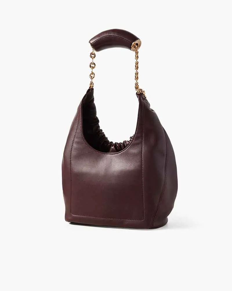 Small Burgundy Nappa Bag for Artful City Living sold by Larosa product image thumbnail 2