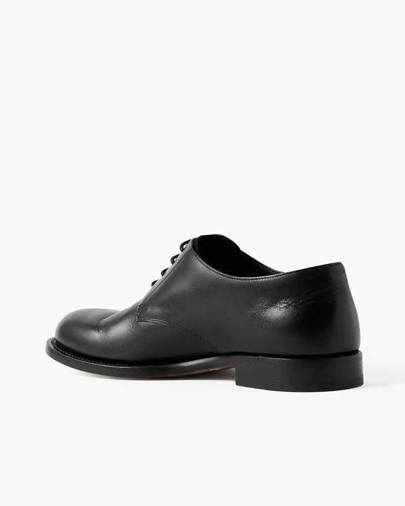 Minimalist Styling Polished Calfskin Derby Seamless Molded Upper sold by Larosa product image thumbnail 2