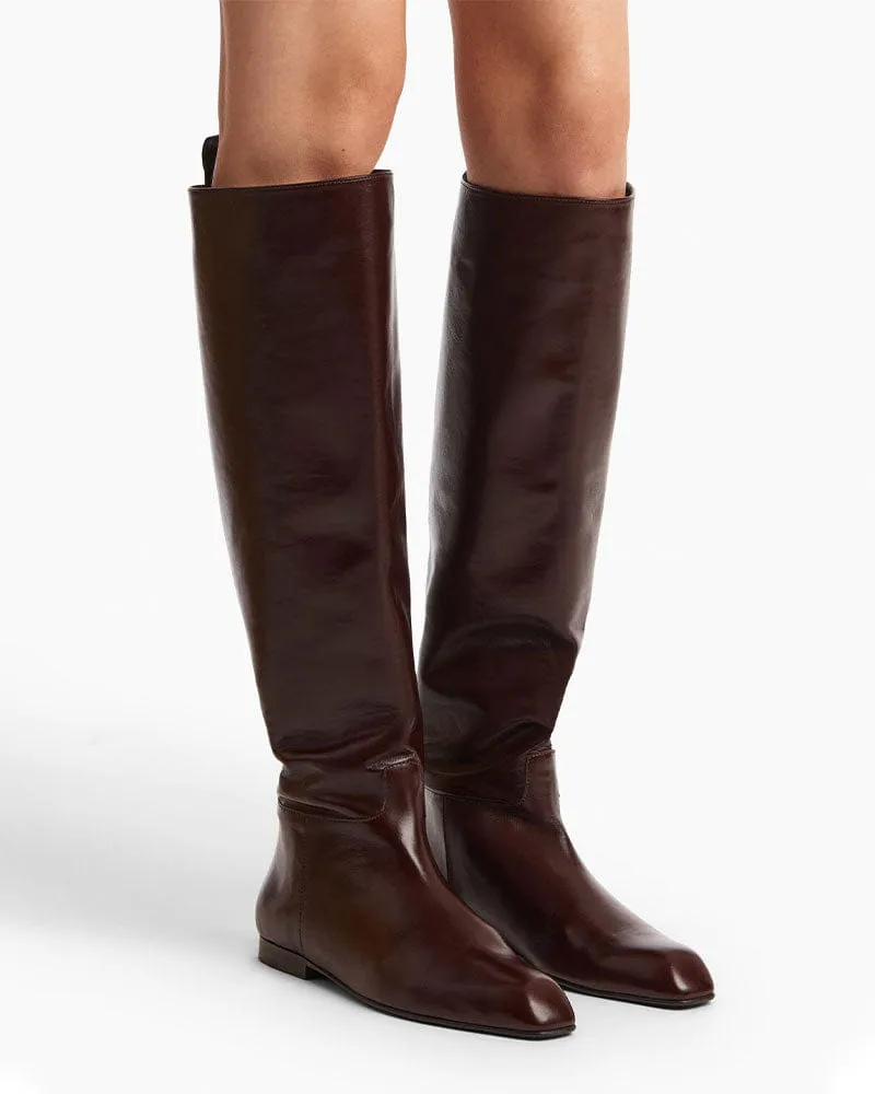 Urban Chic Western Inspired Tall Boot Sculpted Low Heel sold by Larosa product image thumbnail 4