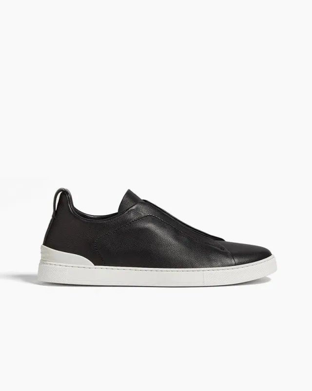 Men's First Class Travel Soft Leather Slip-On Sneakers sold by Larosa