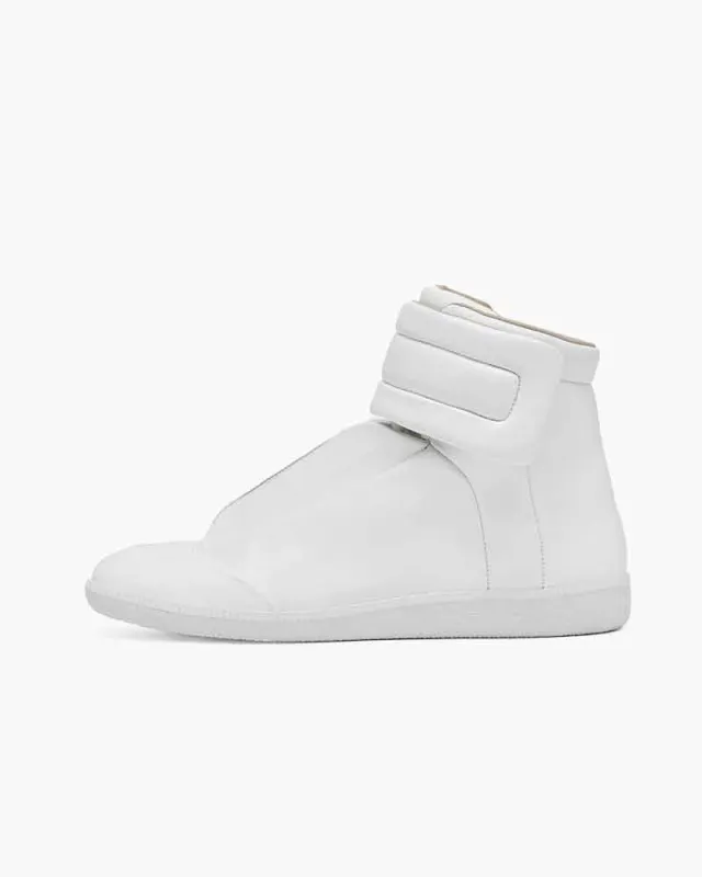 Men's Avant-Garde Style Hidden Lace High-Tops sold by Larosa