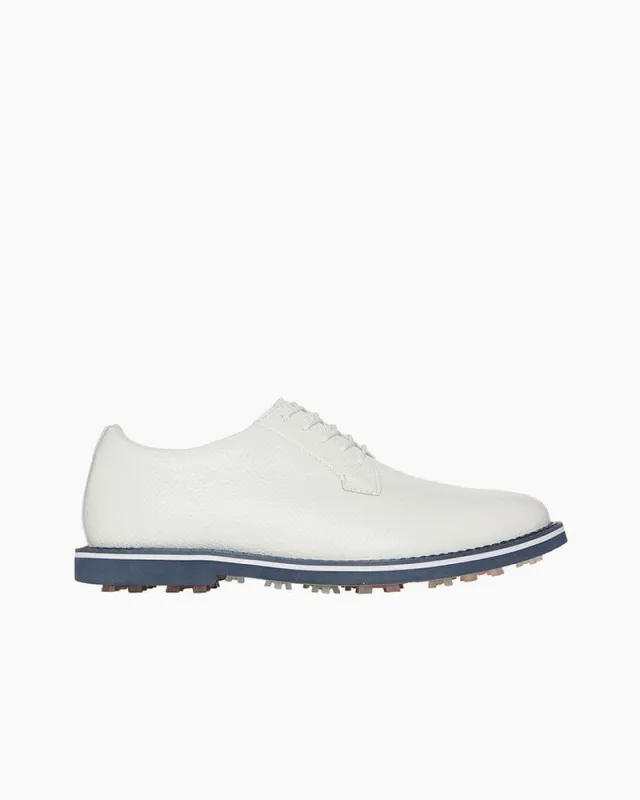 Course To Street White Pebble Leather Shoes sold by Larosa