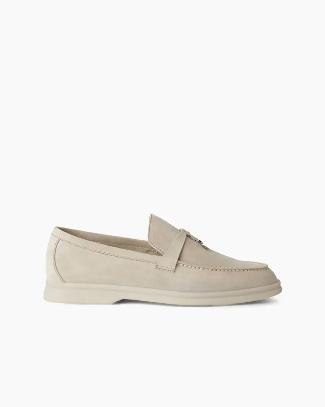 Old Money Suede Charms Loafers sold by Larosa