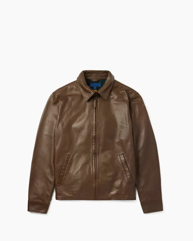 Men's Rugged Moto Premium Leather Biker Jacket sold by Larosa