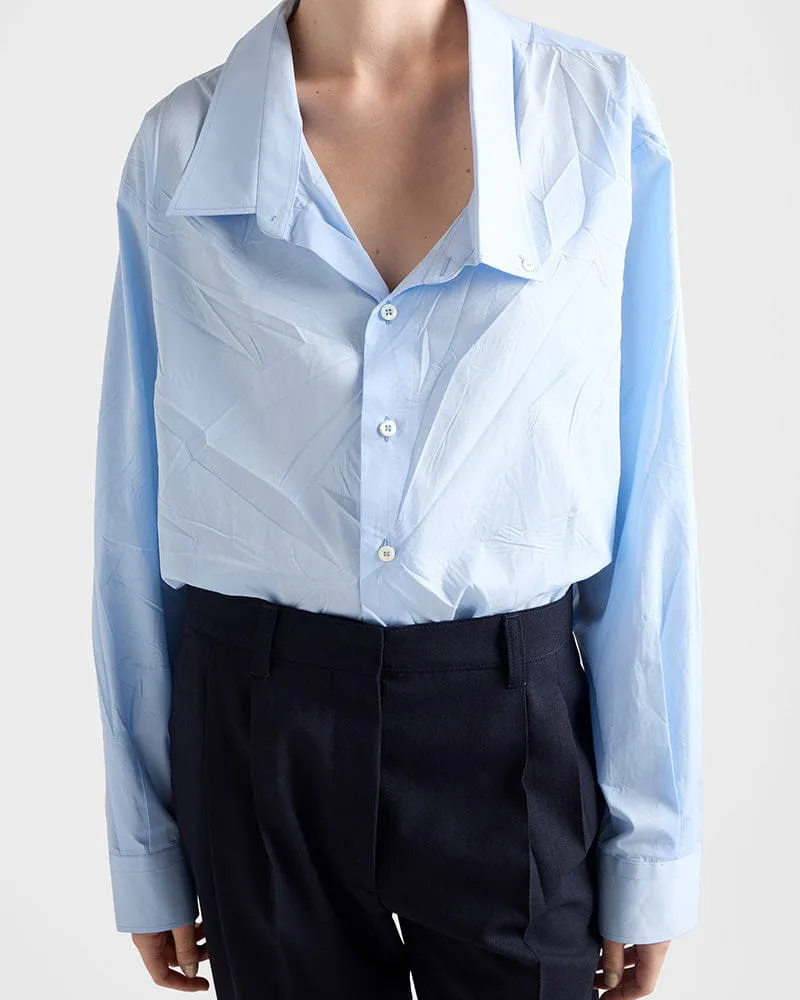 (Pre-sale) Women's Urban Chic Cotton Shirt with Straight Hem sold by Larosa product image thumbnail 3