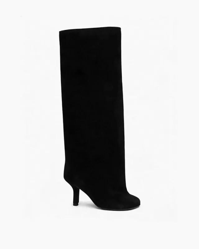 (Pre-sale)Women's Boutique Hopping Comfortable Suede Wide-Shaft Boots sold by Larosa