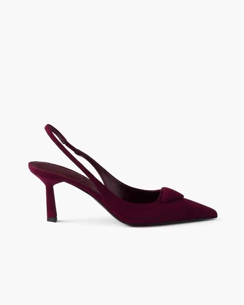Women's Elegant Soiree Sophisticated Suede Kitten Heels sold by Larosa product image thumbnail 2