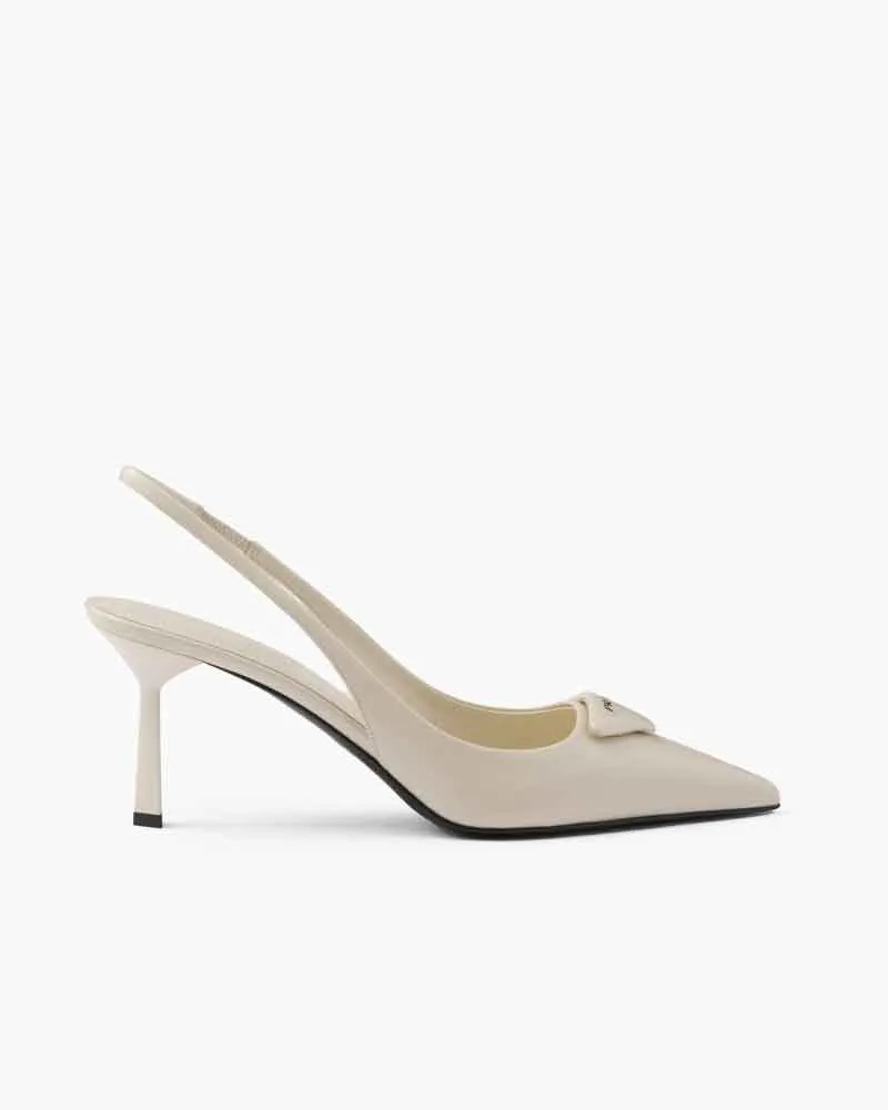 Women's Urban Sophisticate Sleek Patent Kitten-Heel Slingbacks sold by Larosa