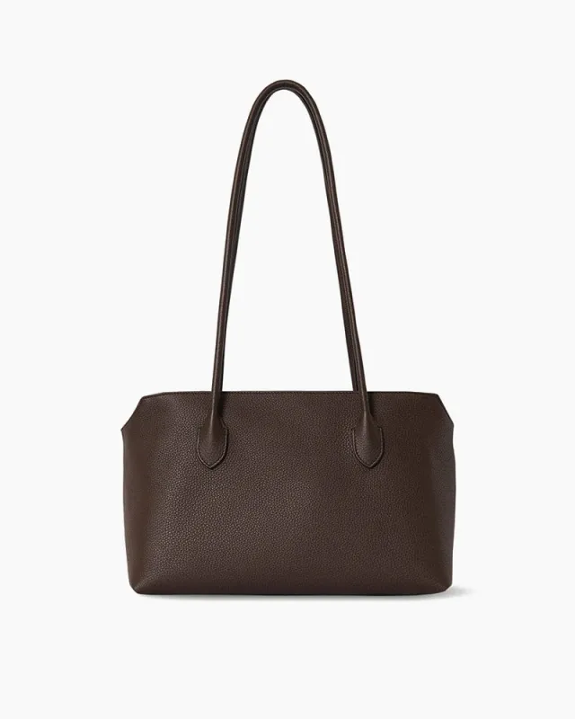 Women's Business Minimalist Grained Leather Terrasse Tote sold by Larosa