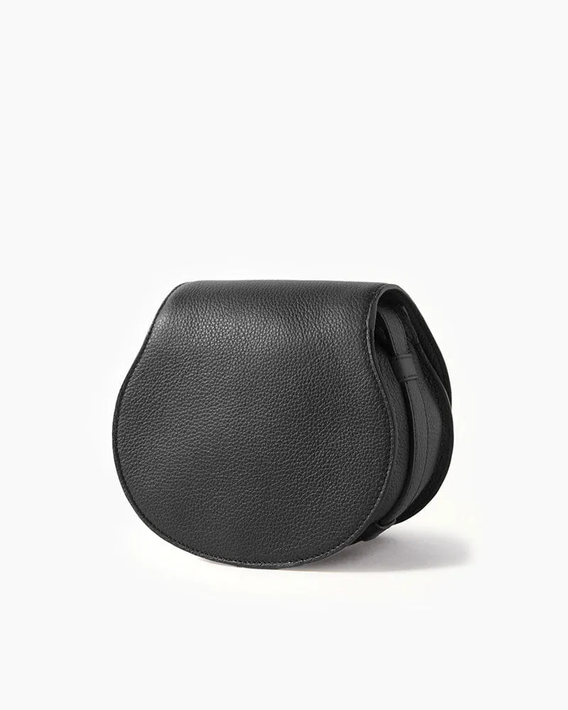 Vespera Mini Textured Leather Saddle Bags sold by Larosa product image thumbnail 2