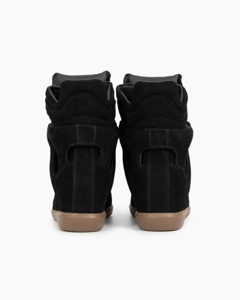 Bekett Suede and Leather High-Top Trainer sold by Larosa product image thumbnail 5