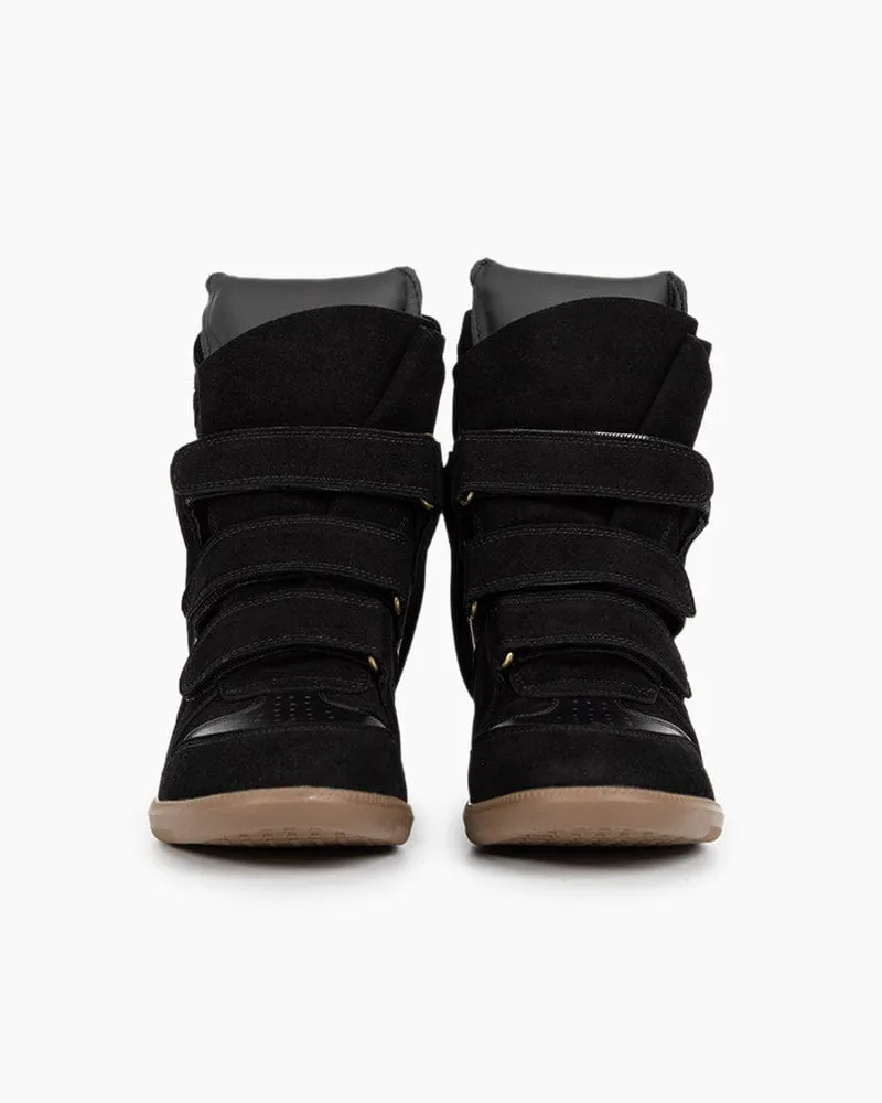 Bekett Suede and Leather High-Top Trainer sold by Larosa product image thumbnail 3