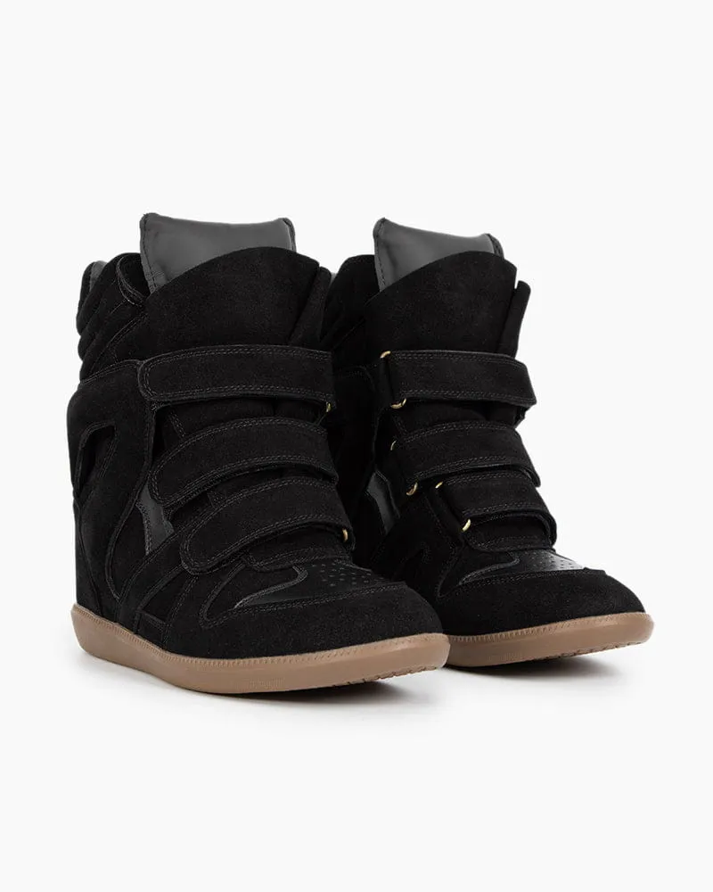 Bekett Suede and Leather High-Top Trainer sold by Larosa product image thumbnail 4