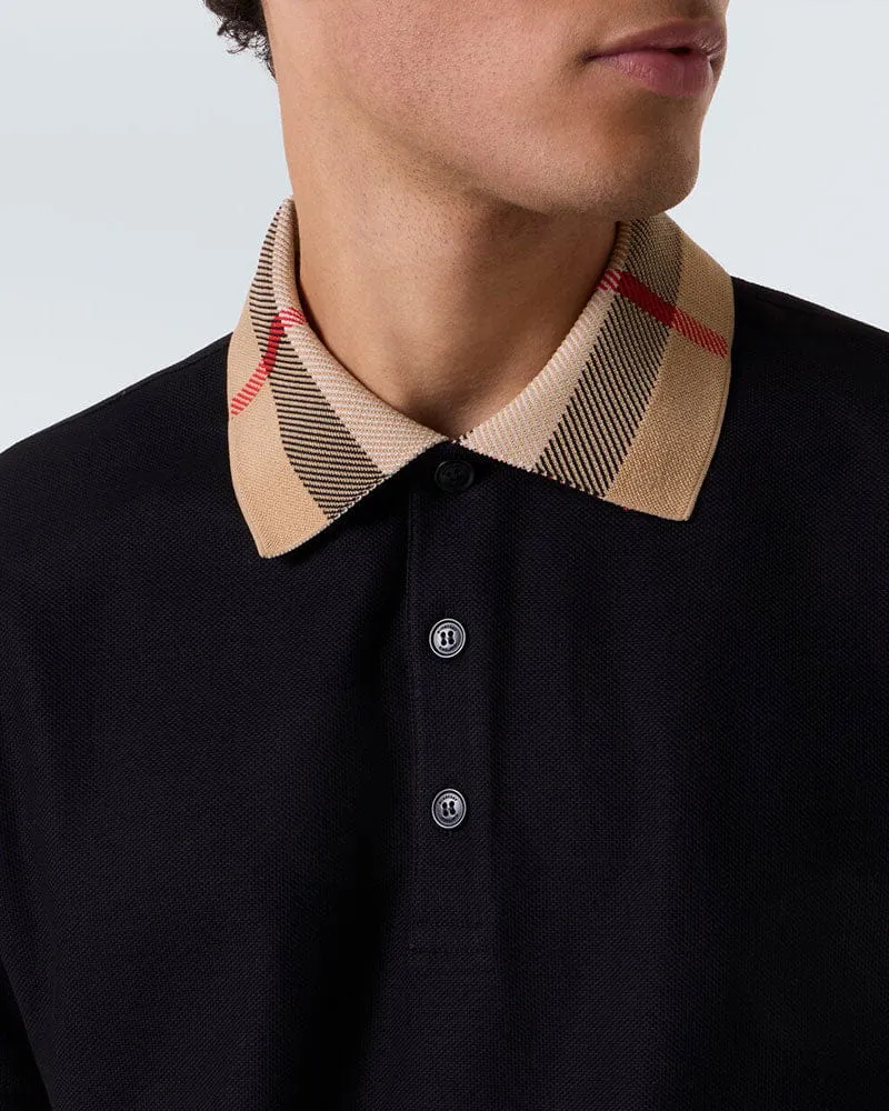 Men's Resort Vacation Breathable Check Polo sold by Larosa product image thumbnail 5