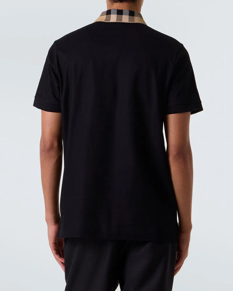Men's Resort Vacation Breathable Check Polo sold by Larosa product image thumbnail 3
