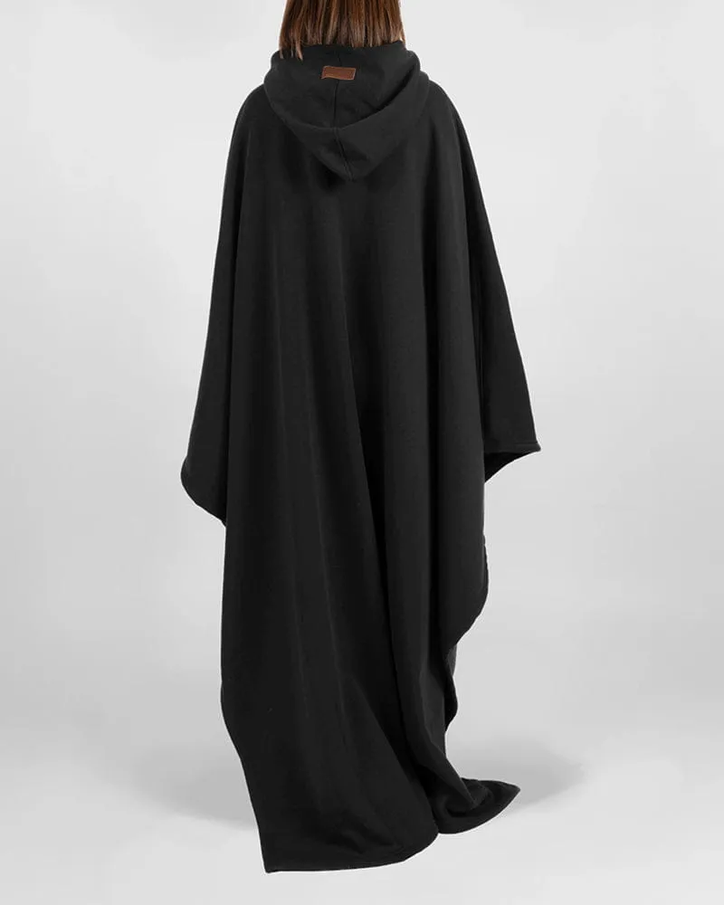 Unisex Luxury Lounge Oversized Poncho-Style Hoodie sold by Larosa product image thumbnail 4