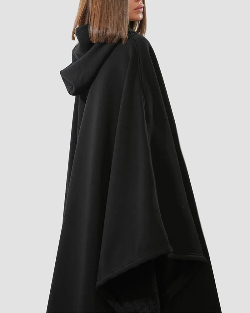 Unisex Luxury Lounge Oversized Poncho-Style Hoodie sold by Larosa product image thumbnail 3