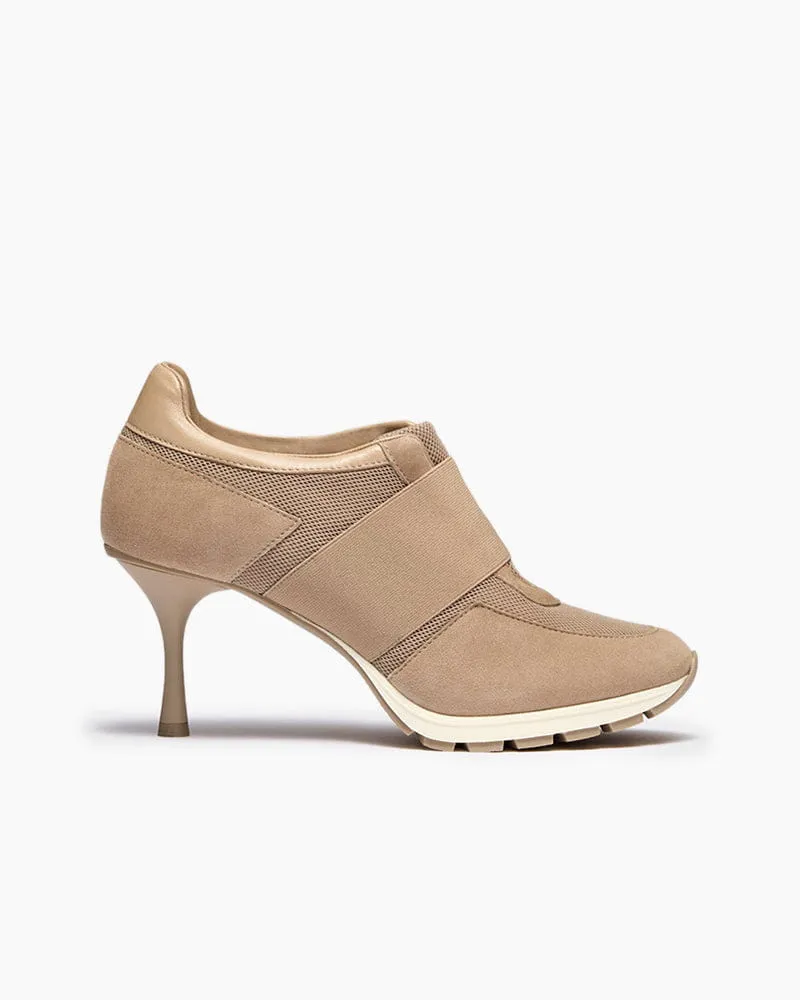 (Pre-sale) Women’s Travel Ready Mesh Strap High-Heel Sneaker sold by Larosa