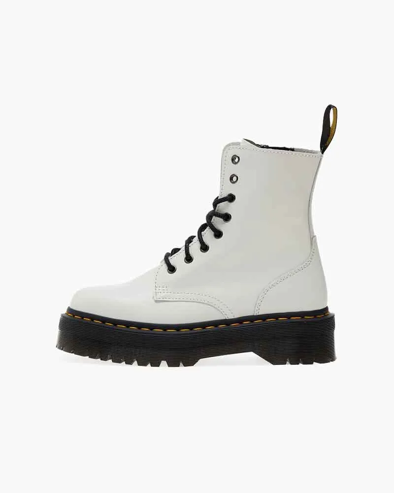 Women’s Weekend City Walk White Leather Platform Boots sold by Larosa product image thumbnail 2