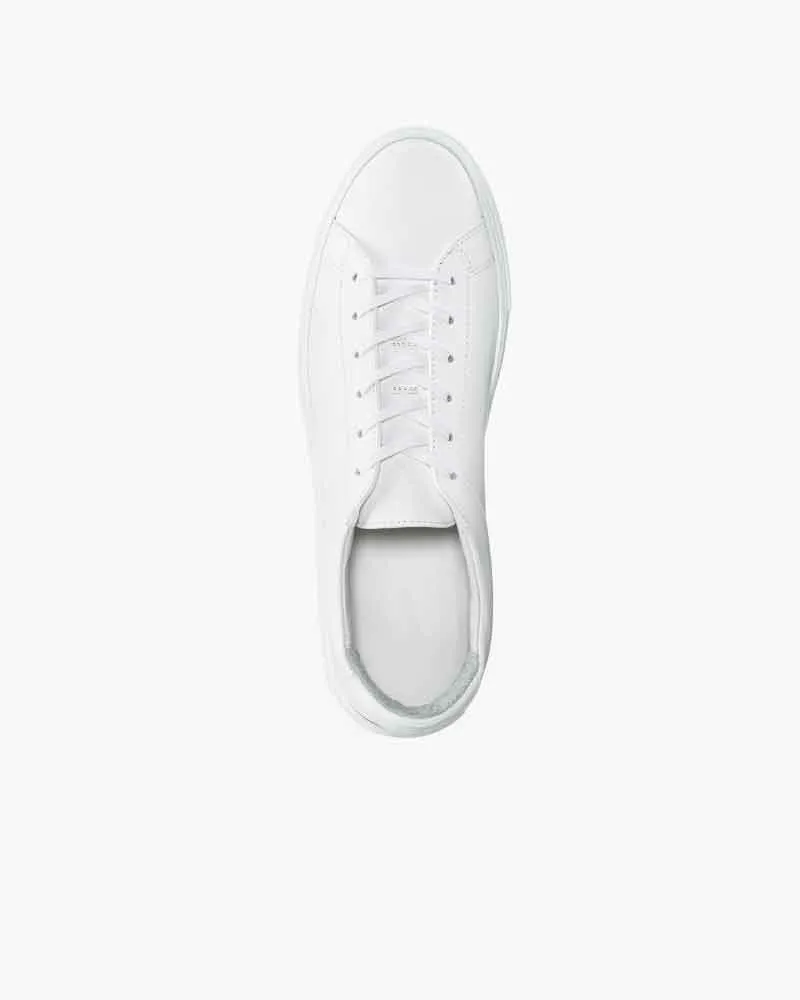 Men’s Airport Travel White Leather Low-Top Sneakers sold by Larosa product image thumbnail 2