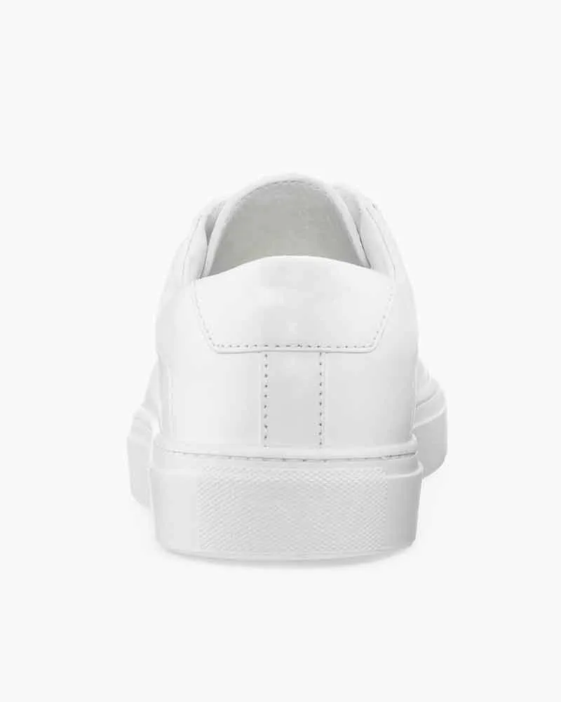 Men’s Airport Travel White Leather Low-Top Sneakers sold by Larosa product image thumbnail 3