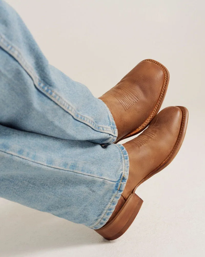 Men’s Country Concert Leather Square-Toe Western Boots sold by Larosa product image thumbnail 4