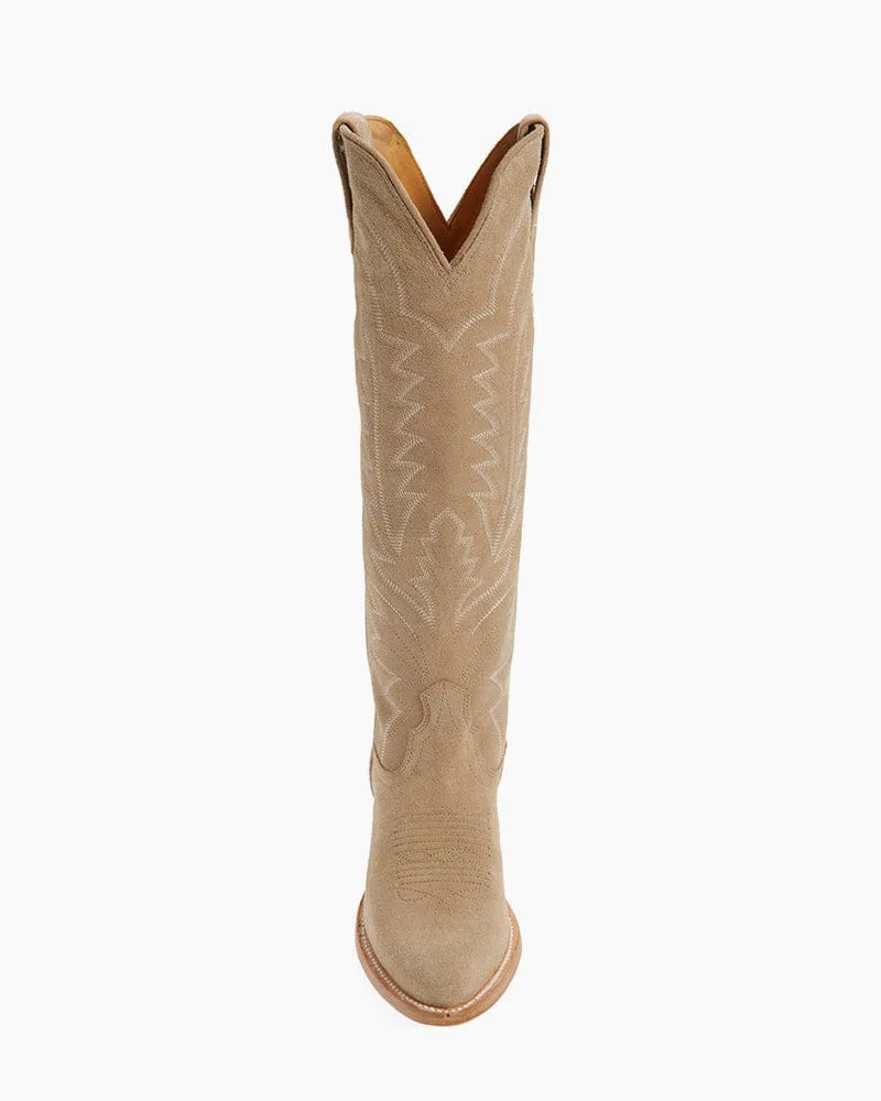 Women’s Vacation Ready Suede Tall Western Boots sold by Larosa product image thumbnail 3
